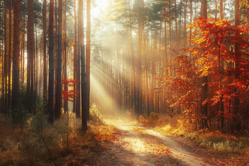 Naklejka premium Forest Flourish