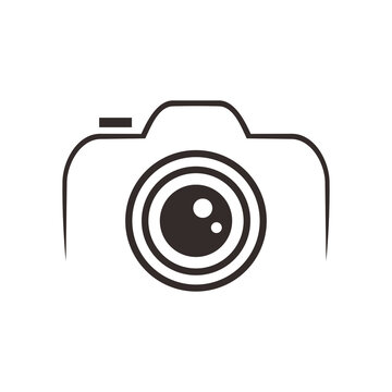 logo design vector abstract modern template simple symbol logo camera icon