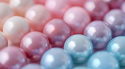 Pastel spheres abstract background