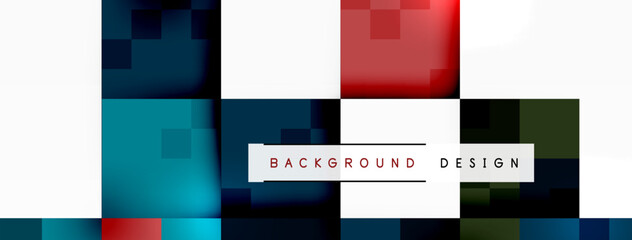 Dynamic colorful squares background. Vector Illustration For Wallpaper, Banner, Background, Card, Book Illustration, landing page