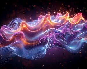 Obraz premium Visualize the absorption process of watersoluble vitamins B complex and vitamin C in the small intestine through an Xray illustration