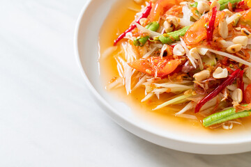 papaya spicy salad - somtam