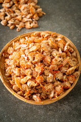 dried shrimps or dried salted prawn