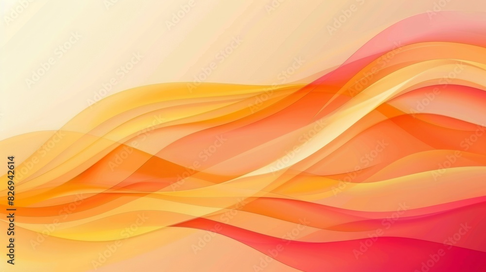 Poster abstract background vector presentation design in the style of light yellow and orange gradient, sof