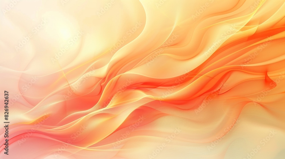 Poster abstract background vector presentation design in the style of light yellow and orange gradient, sof