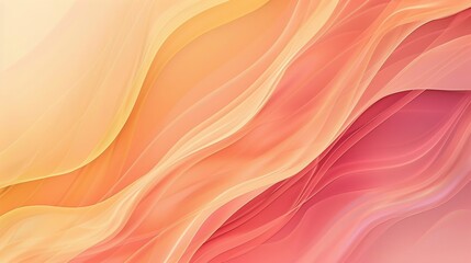 Obraz premium abstract background vector presentation design in the style of light yellow and orange gradient, soft waves, soft color transitions, light red background