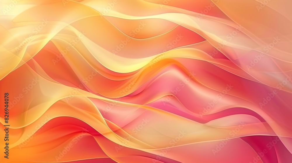 Poster abstract background vector presentation design in the style of light yellow and orange gradient, sof