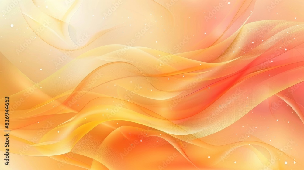 Aufkleber abstract background vector presentation design in the style of light yellow and orange gradient, sof