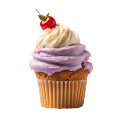 cupcake ice cream with transparent background