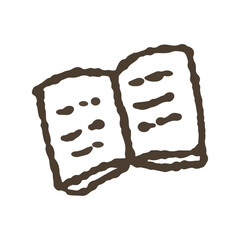 手描き風の本のアイコン