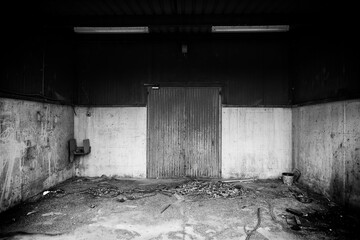 Fototapeta premium Abandoned factory exterior