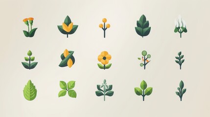 ecology icons over beige background.  illustration