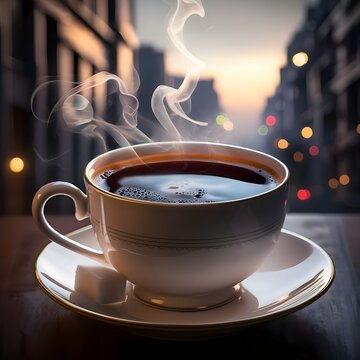 cup of coffee with view