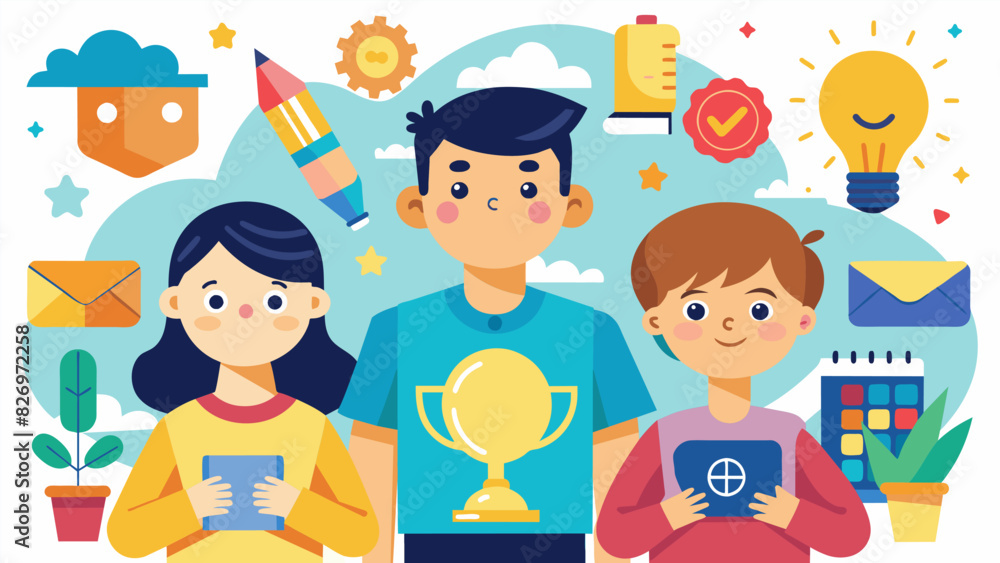 Poster a yearly competition for children and teenagers to express their imagination through digital art wit