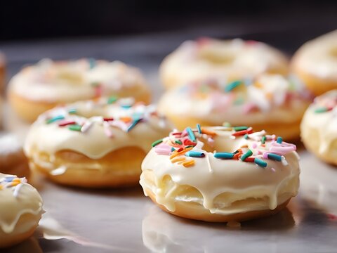 Donuts with sprinkles
