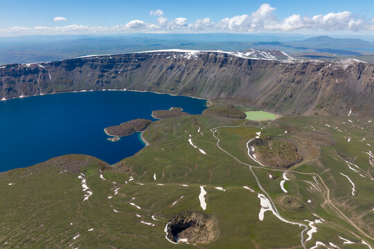 Nemrut Lake is the second largest crater lake in the world and the largest in Turkey.