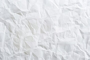 Obraz premium Crumpled white paper texture. Background for various purposes