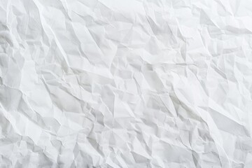 Obraz premium Crumpled white paper texture. Background for various purposes