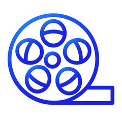  film sheet in blue color style