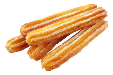 Churros isolated on white background