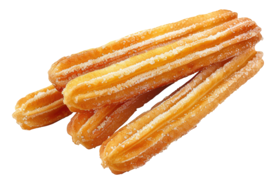 Churros isolated on white background - Powered by Adobe