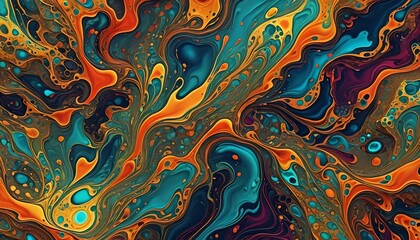 Abstract fluid pattern