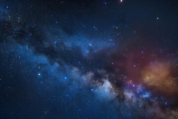 Blue night starry sky, space, background for screensaver. Astrology, horoscope, zodiac signs
