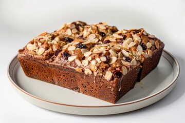 Delicious Apple-Almond-Raisin Quick Bread with Brown Butter Glaze