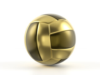 Gold volleyball ball