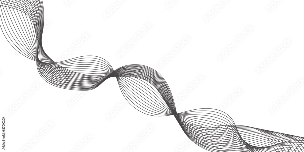 Poster abstract wave line for banner, template, wallpaper background. abstract wave element for design. dig