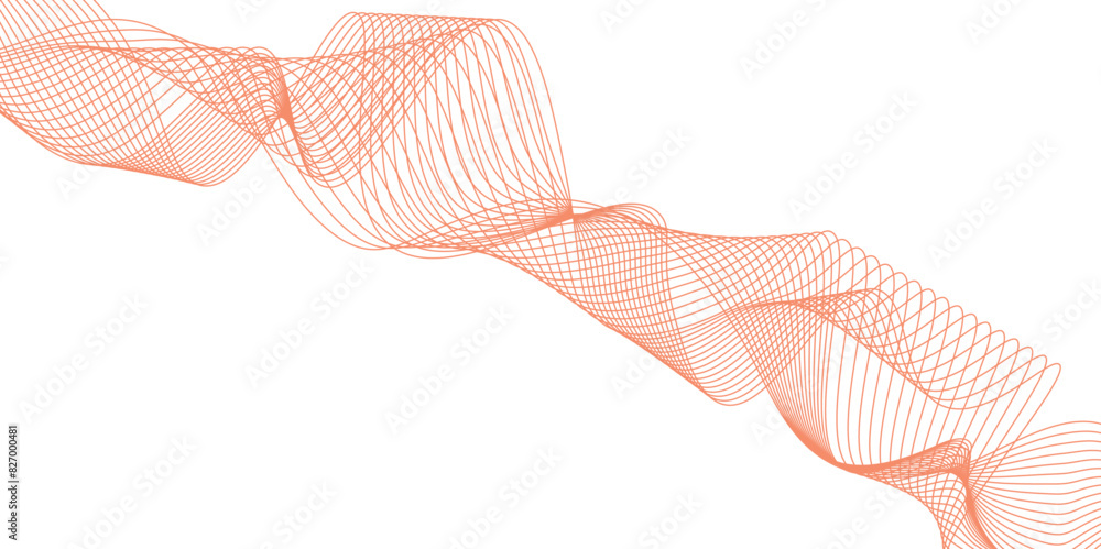 Poster abstract colorful wave element for design. digital frequency track equalizer. stylized line art back