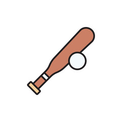 Baseball icon design with white background stock illustration