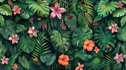 botanical forest nature background