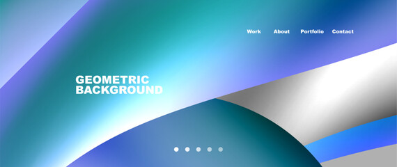 Dynamic flowing shapes concept design composition. Vector Illustration For Wallpaper, Banner, Background, Card, Book Illustration, landing page