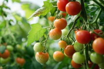 fruit & vegetable growing in a greenhouse