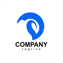 Logo design company business abstract modern elegant vector