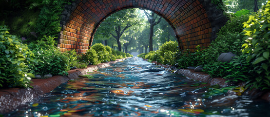 Clear streams and sewers. Protect environmental resources.