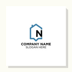 letter initial home Logo designs, home Shop logo designs, Modern construction logo designs vector icon