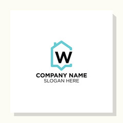 letter initial home Logo designs, home Shop logo designs, Modern construction logo designs vector icon