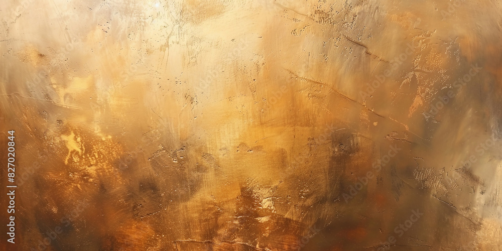 Poster abstract textured bronze and gold background with a rich and luxurious metallic finish, blending rus