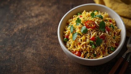 Curried rice salad with new look