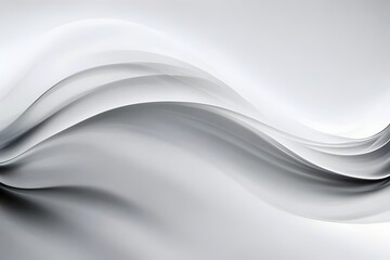 white abstract waves background 