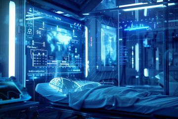 Obraz premium High tech medical wards