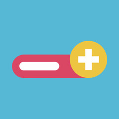 Fototapeta premium medicine search icon