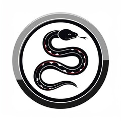 Obraz premium snake illustration art design or logo snake or icon snake or vector snake
