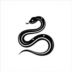 Obraz premium snake illustration art design or logo snake or icon snake or vector snake