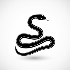 Fototapeta premium snake illustration art design or logo snake or icon snake or vector snake
