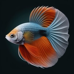 Fototapeta premium betta fish Double Tail or Double Tail Betta