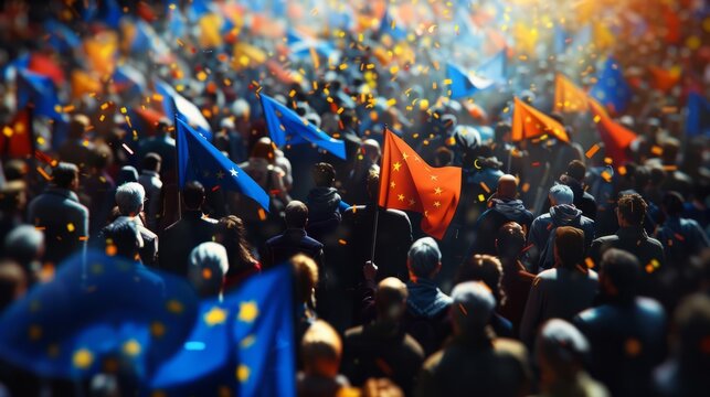 Election frenzy: EU vote in digital chaos.