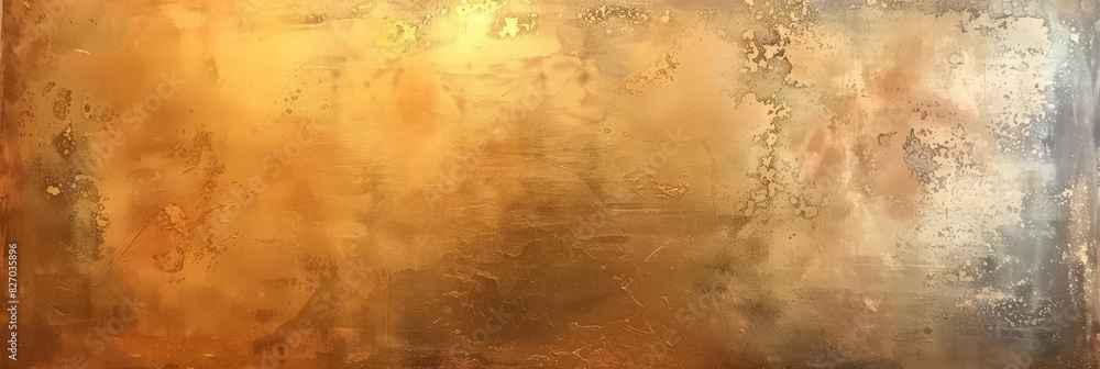 Poster abstract textured bronze and gold background with a rich and luxurious metallic finish, blending rus